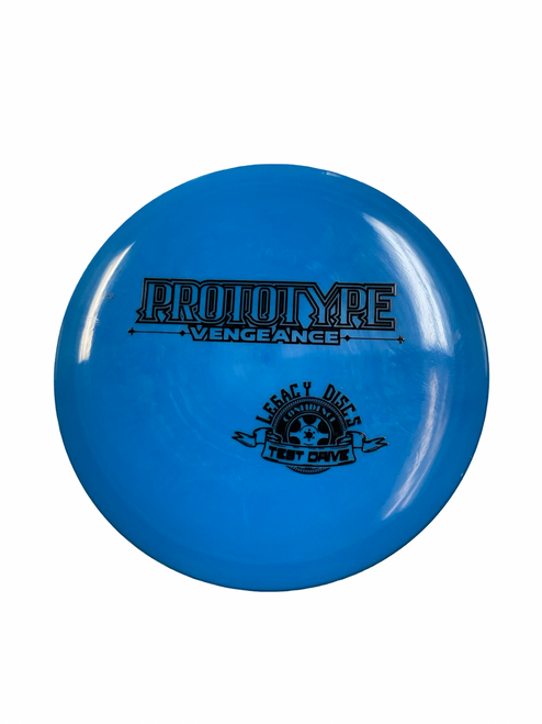Vist Large View of Product Image Which is Used Legacy PROTOTYPE VENGEANCE Disc Golf Driver Royal Blue