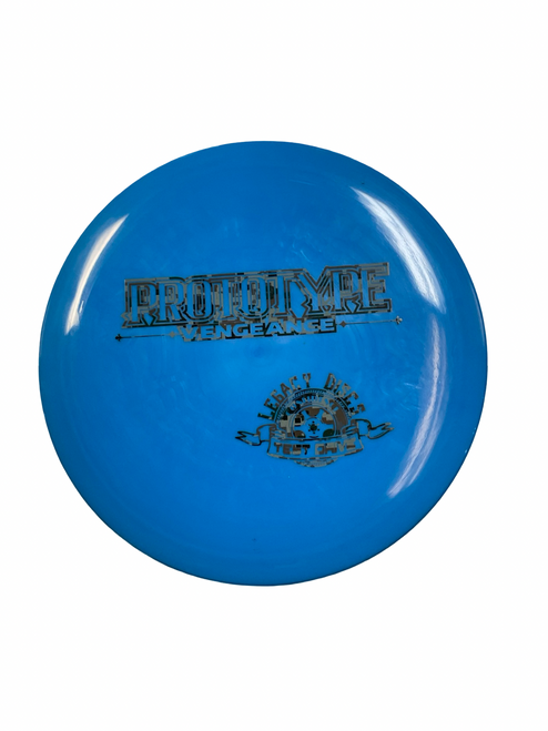 Vist Large View of Product Image Which is Used Legacy PROTOTYPE VENGEANCE Disc Golf Driver Royal Blue