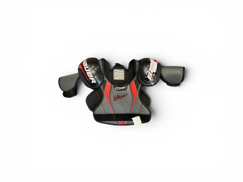 Vist Large View of Product Image Which is Used Bauer LIL SPORT YTH MEDIUM SP Youth Shoulder Pads MD