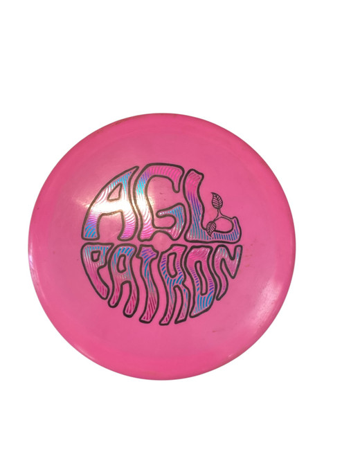 Vist Large View of Product Image Which is Used AGL PATRON Disc Golf Driver Pink 175g