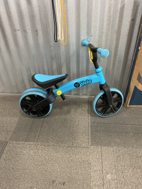Vist Large View of Product Image Which is Used YVOLUTION VELO BALANCE BIKE Balance Bike Boys Royal Blue 12"