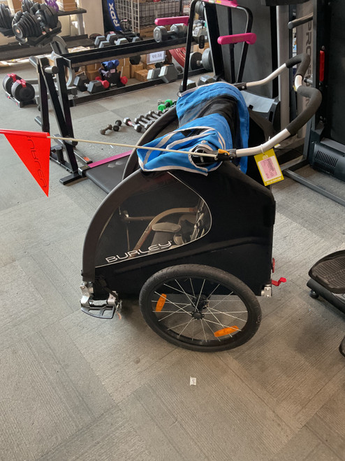 Vist Large View of Product Image Which is Used Burley ENCORE Two-person Stroller Black