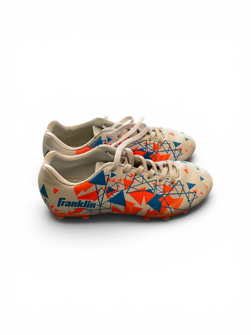 Vist Large View of Product Image Which is Used Franklin Soccer Cleats White Junior 02