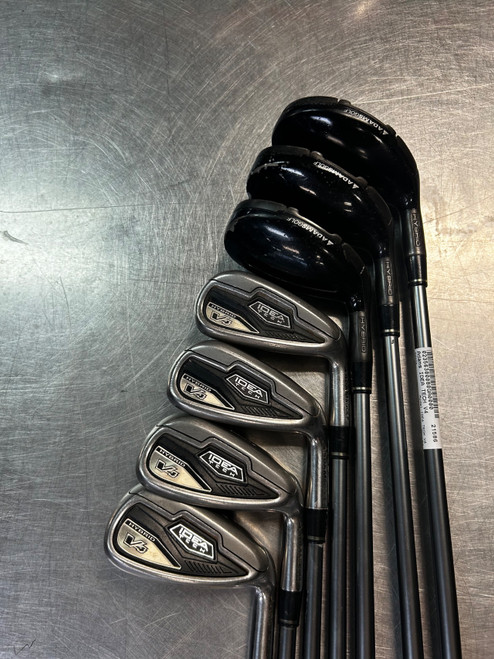 Vist Large View of Product Image Which is Used Adams IDEA TECH V4 Mens Iron Set RH 4I-PW