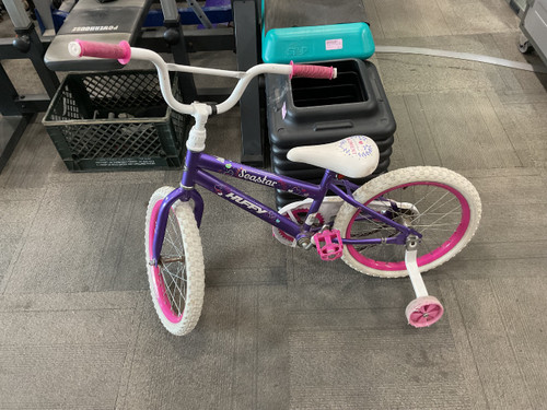 Vist Large View of Product Image Which is Used Huffy SEASTAR Mountain Bike Girls Purple 18"