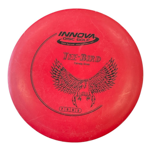 Vist Large View of Product Image Which is Used Innova TEE BIRD Disc Golf Driver Red 172g