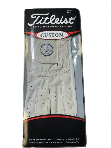 Vist Large View of Product Image Which is Used Titleist Mens Golf Glove White SM