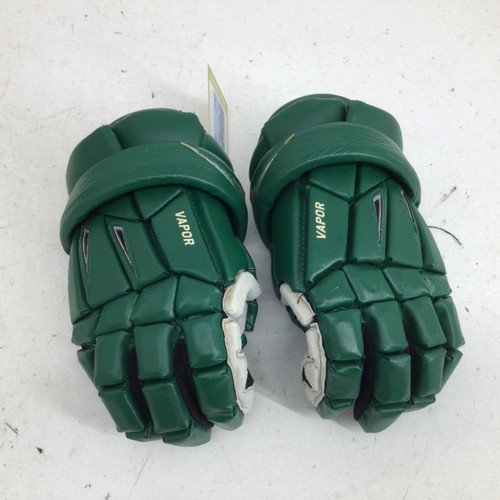 Vist Large View of Product Image Which is Used Nike VAPOR LACROSSE GLOVES Lacrosse Gloves Mens Green LG