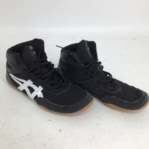 Vist Large View of Product Image Which is Used Asics MATFLEX SR 9.5 WRESTLING SHOES Wrestling Shoes Black Senior 9.5