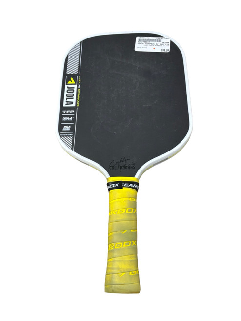 Vist Large View of Product Image Which is Used JOOLA SCORPEUS IV 14MM Pickleball Racquet Black