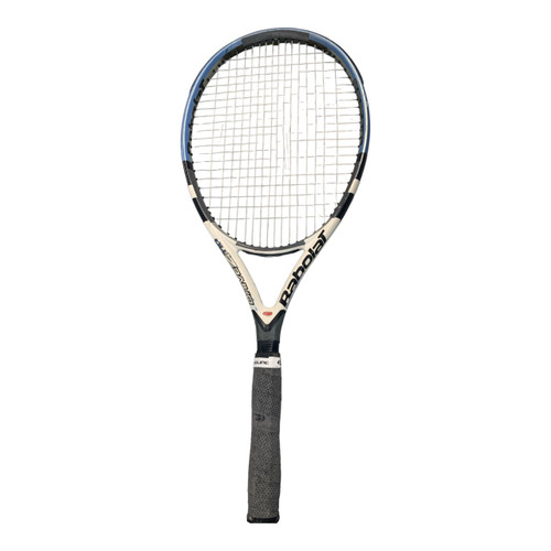 Vist Large View of Product Image Which is Used Babolat DRIVE Z110 Adult Tennis Racquet White Unknown
