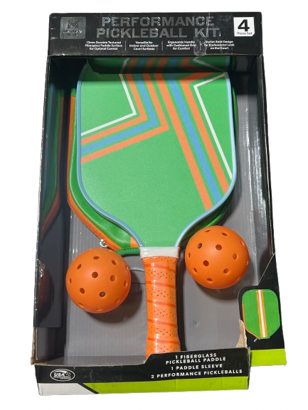 Vist Large View of Product Image Which is Used MEMBERS MARK PICKLEBALL KIT Pickleball Racquet Green
