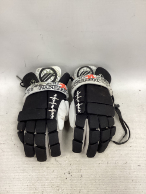 Vist Large View of Product Image Which is Used Maverik BAD BOY Lacrosse Gloves Junior Black MD