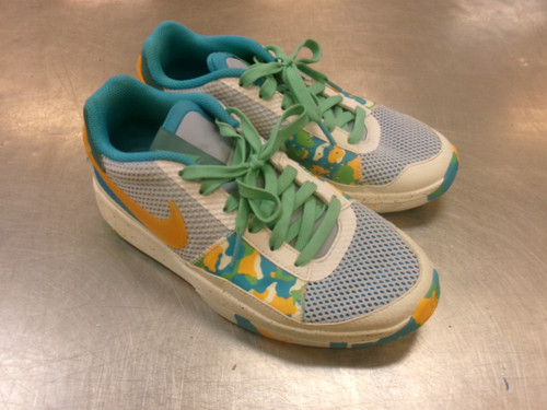 Vist Large View of Product Image Which is Used Nike Basketball Shoes M White Junior 06