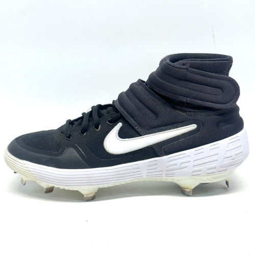 Vist Large View of Product Image Which is Used Nike ALPHA HUARACHE ELITE 2 BB/SB Cleats Black Senior 9