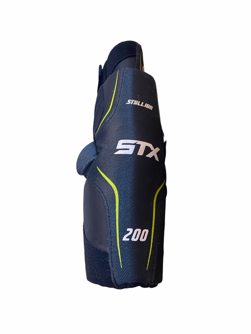 Vist Large View of Product Image Which is Used STX 200 STALLION Lacrosse Arm Pads/Guards Black MD