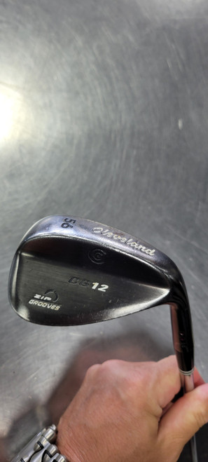 Vist Large View of Product Image Which is Used Cleveland CG12 Golf Wedge Mens RH 56 Degree