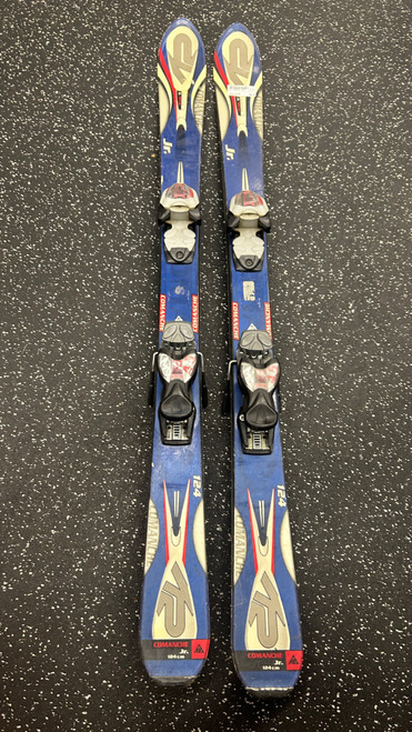 Vist Large View of Product Image Which is Used K2 COMANCHE JR Boys DH Ski/Binding Navy Blue 124 cm