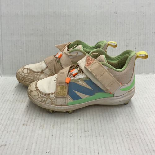 Vist Large View of Product Image Which is Used New Balance LINDOR 2 BB/SB Cleats White Senior 8