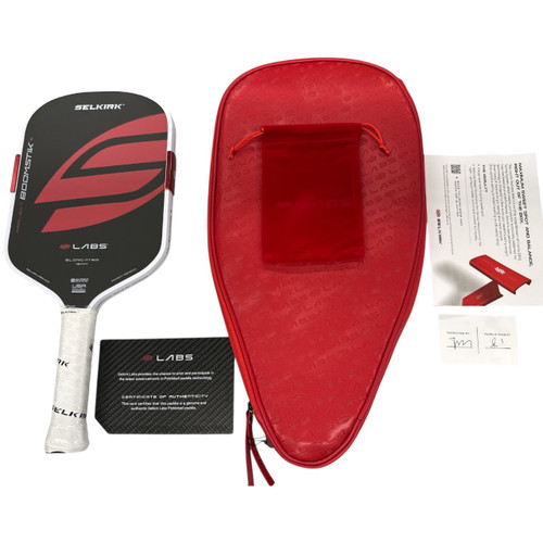 Vist Large View of Product Image Which is NEW SELKIRK BOOMSTICK LABS PROJECT ELONGATED  PICKLEBALL PADDLE 16MM
