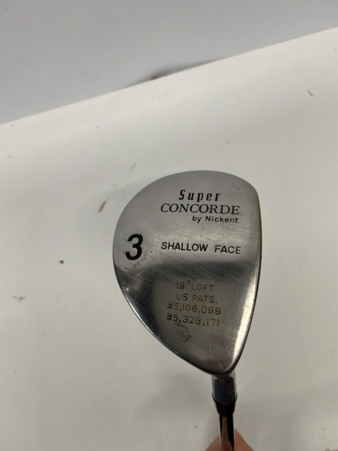 Vist Large View of Product Image Which is Used Nickent SHALLOW FACE Mens Fairway Wood RH 3 Wood