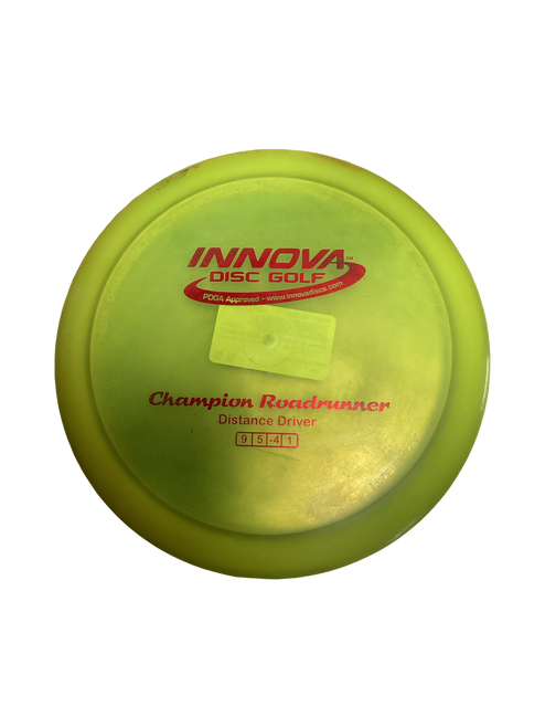 Vist Large View of Product Image Which is Used Innova CHAMPION ROADRUNNER Disc Golf Driver Yellow