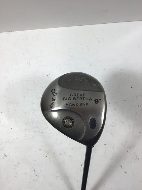 Vist Large View of Product Image Which is Used Callaway GREAT BIG BERTHA HAWKEYE Mens Driver LH 9.0 Degree