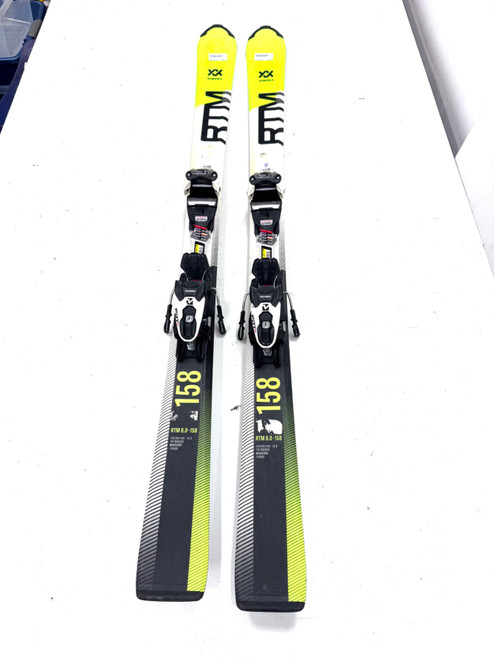 Vist Large View of Product Image Which is Used Volkl RTM Mens DH Ski/Binding Optic Yellow 158 cm