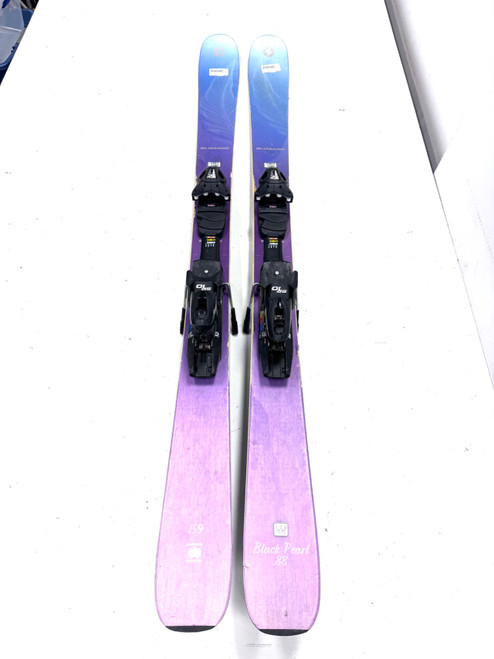 Vist Large View of Product Image Which is Used Blizzard BLACK PEARL Mens DH Ski/Binding Purple 159 cm