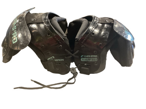 Vist Large View of Product Image Which is Used Champro SCORPION SHOULDER PADS FB Shoulder Pads Black XXS