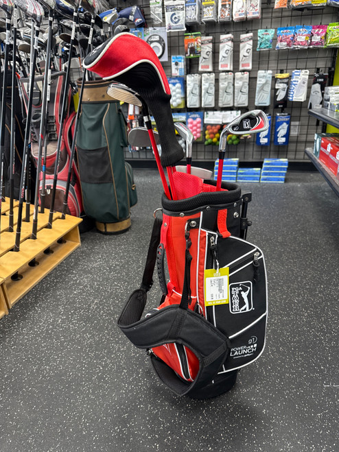 Vist Large View of Product Image Which is Used PGA Tour G1 Jr Package Set LH Red 8 Piece