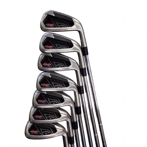 Vist Large View of Product Image Which is Used Callaway RAZR X TOUR Mens Iron Set RH 4I-PW