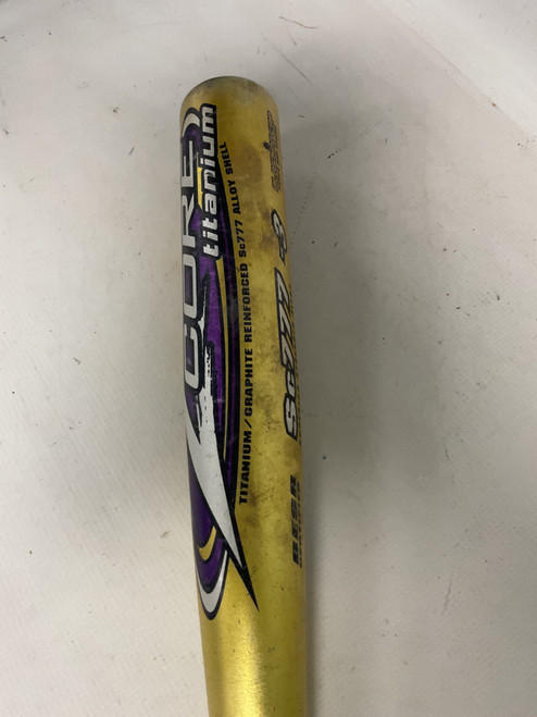 Vist Large View of Product Image Which is Used Easton Z CORE TITANIUM BZ71-Z BESR BB/SB High School -3 Bat 34"