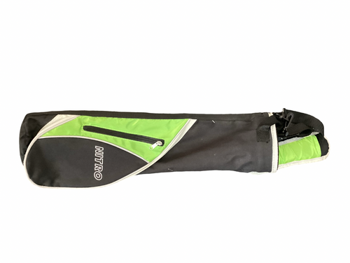 Vist Large View of Product Image Which is Used Nitro BLK/GREEN Jr Stand Bag Black