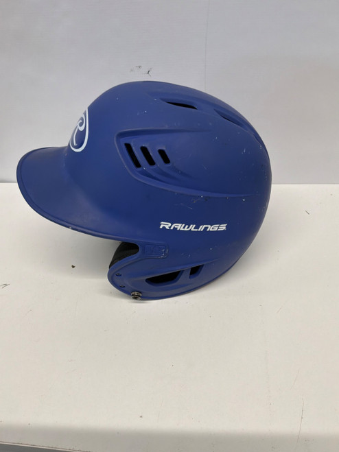 Vist Large View of Product Image Which is Used Rawlings BATTING HELMET Batting Helmet w/Mask Royal Blue SM