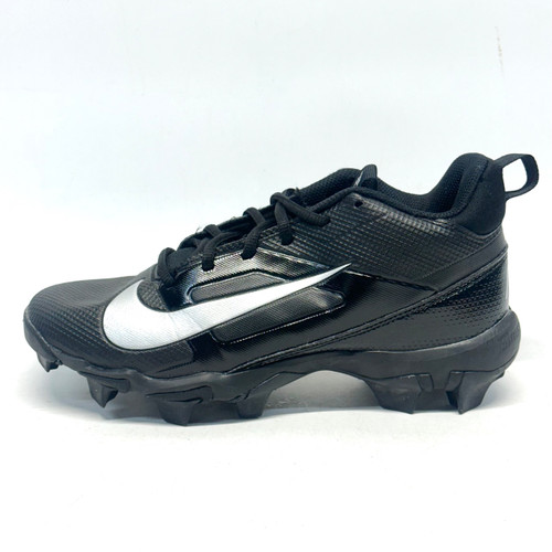 Vist Large View of Product Image Which is Used Nike ALPHAS MENACE 4 SHARK Adult FB Cleats Black And Silver Senior 6