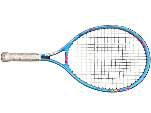 Vist Large View of Product Image Which is Used LUNNADE 21 Junior Tennis Racquet Carolina Blue 21"