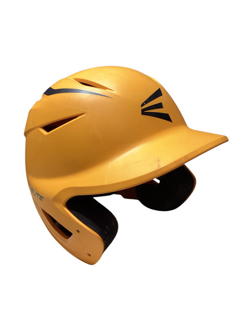 Vist Large View of Product Image Which is Used Easton ELITE X Batting Helmet No Mask Gold LG