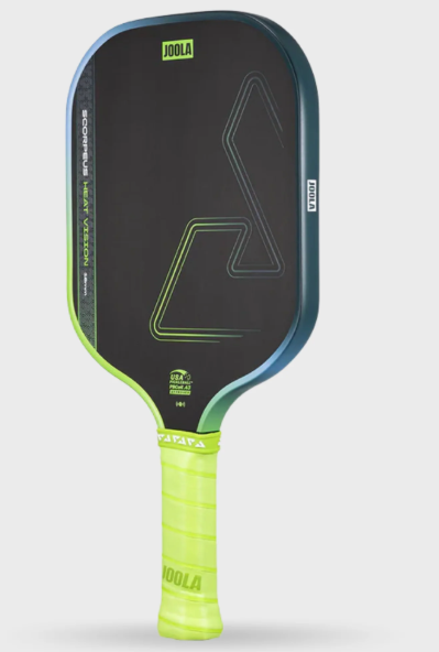 Vist Large View of Product Image Which is New JOOLA PADDLE HEAT V SCORPEUS 16MM YELLOW