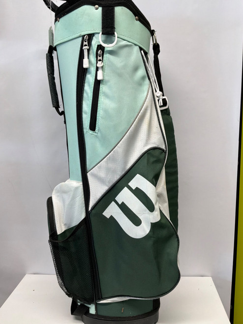 Vist Large View of Product Image Which is Used Wilson WILSON TEAL BAG Mens Stand Bag Turquoise