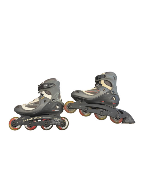 Vist Large View of Product Image Which is Used VERSE ROLLER SKATES Senior Aggressive Skates Black Adjustable