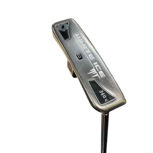 Vist Large View of Product Image Which is Used Odyssey WHITE ICE 340 G Mens Putter RH