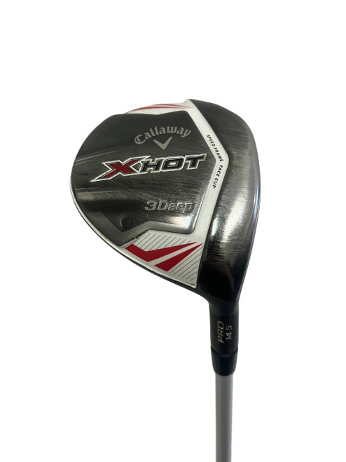 Vist Large View of Product Image Which is Used Callaway XHot Pro 3 Deep Mens RH 3 Wood