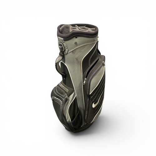 Vist Large View of Product Image Which is Used Nike CART BAG Mens Cart Bag Grey And Black