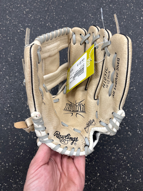 Vist Large View of Product Image Which is Used Rawlings H105IC BB/SB Glove RH Throw Tan 10 1/2"