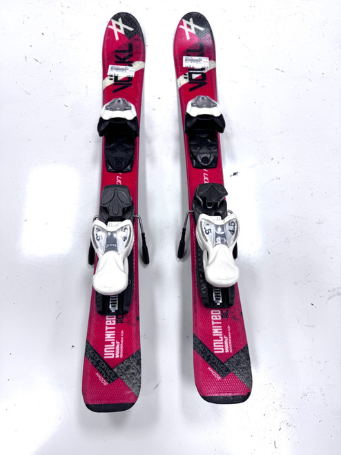 Vist Large View of Product Image Which is Used Volkl UNLIMITED AC Boys DH Ski/Binding Red 80 cm
