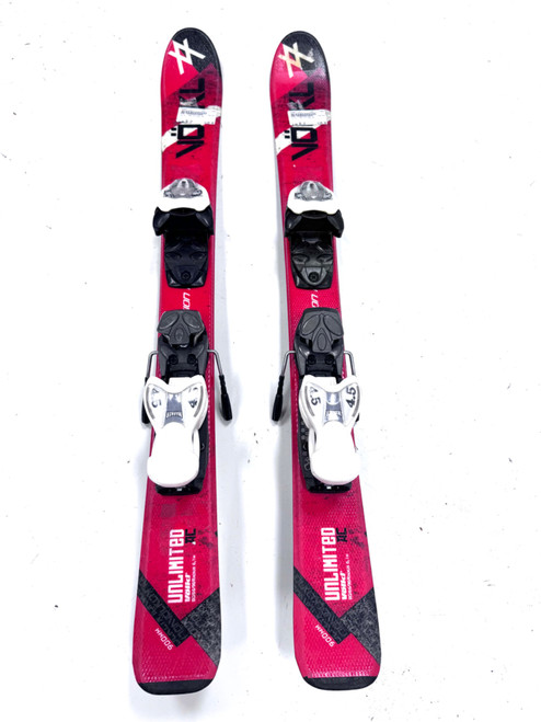 Vist Large View of Product Image Which is Used Volkl UNLIMITED AC Boys DH Ski/Binding Red 90 cm