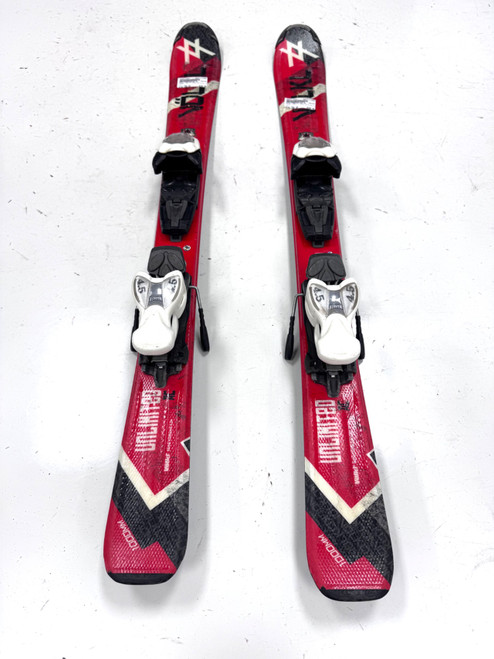 Vist Large View of Product Image Which is Used Volkl UNLIMITED AC Boys DH Ski/Binding Red 100 cm