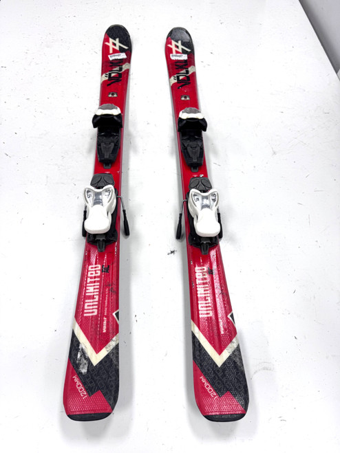 Vist Large View of Product Image Which is Used Volkl UNLIMITED AC Boys DH Ski/Binding Red 120 cm