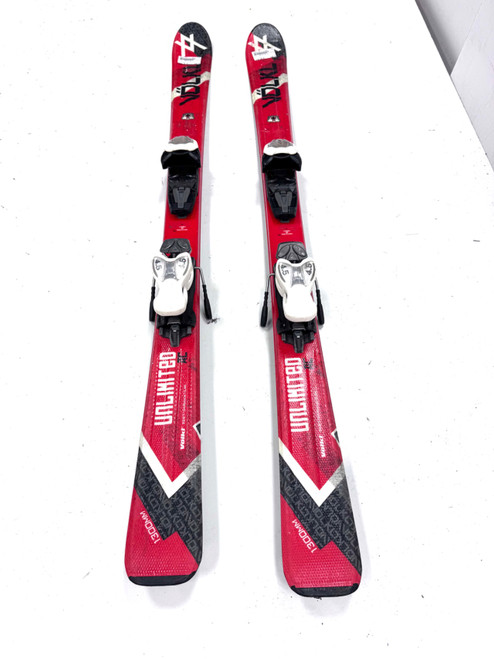 Vist Large View of Product Image Which is Used Volkl UNLIMITED AC Boys DH Ski/Binding Red 130 cm